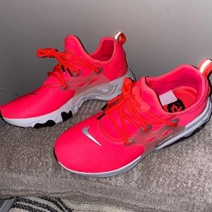 Nike Women's Athletic Shoes - Bright Pink and White